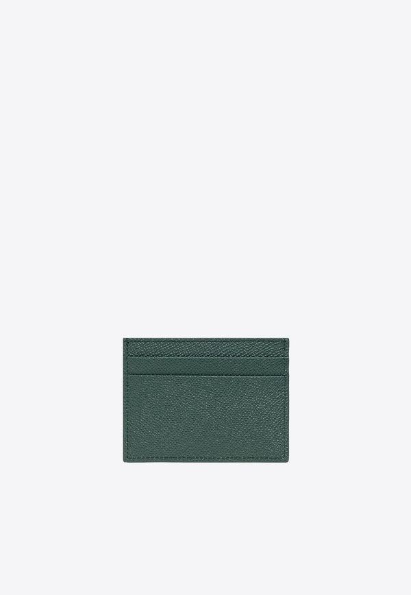 Logo Tag Leather Cardholder