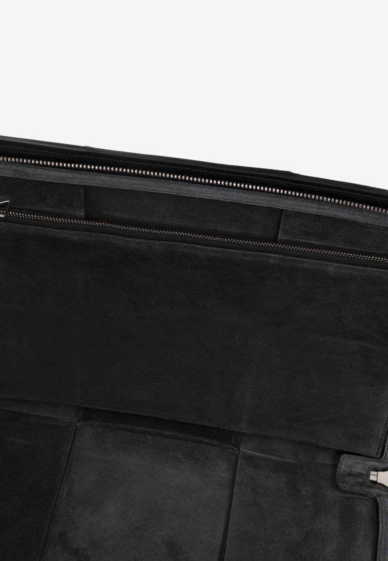 Arco Intrecciato Leather Document Holder