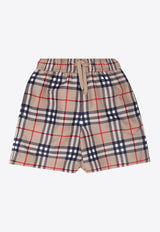 Boys Malcolm Check Shorts