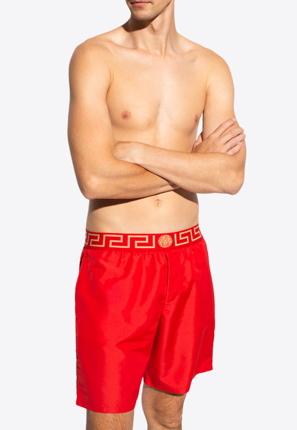 Greca Border Swim Shorts