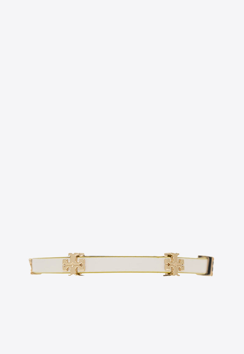 Eleanor Logo Plaque Leather Bracelet