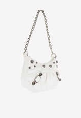 Le Cagole Mini Leather Shoulder Bag