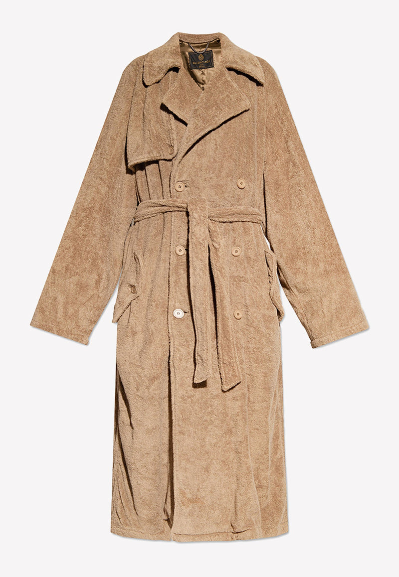 Terry Long Trench Coat