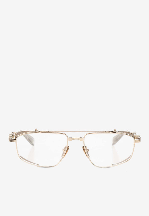 Brigade Square-Framed Optical Glasses