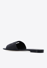 Bianca DG Logo Flat Sandals