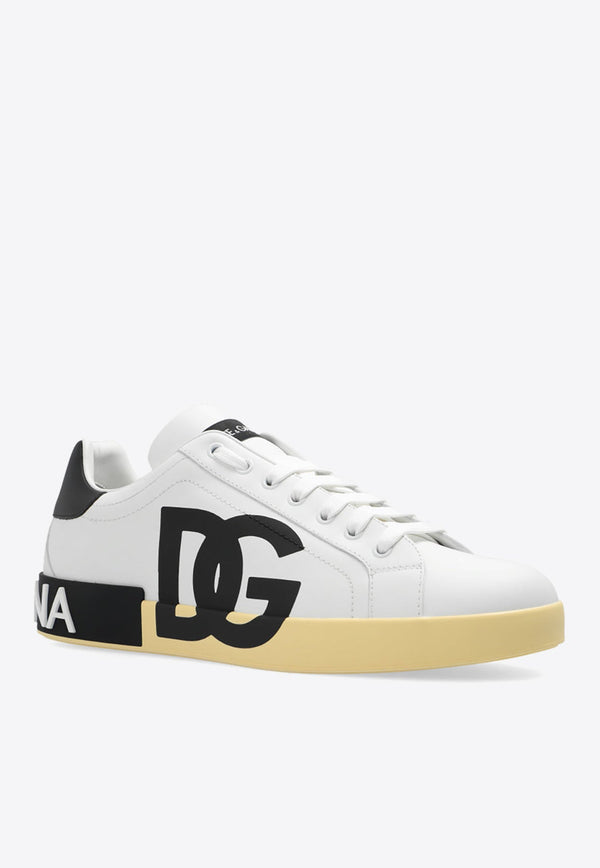 Portofino Nappa Leather Sneakers with DG Logo