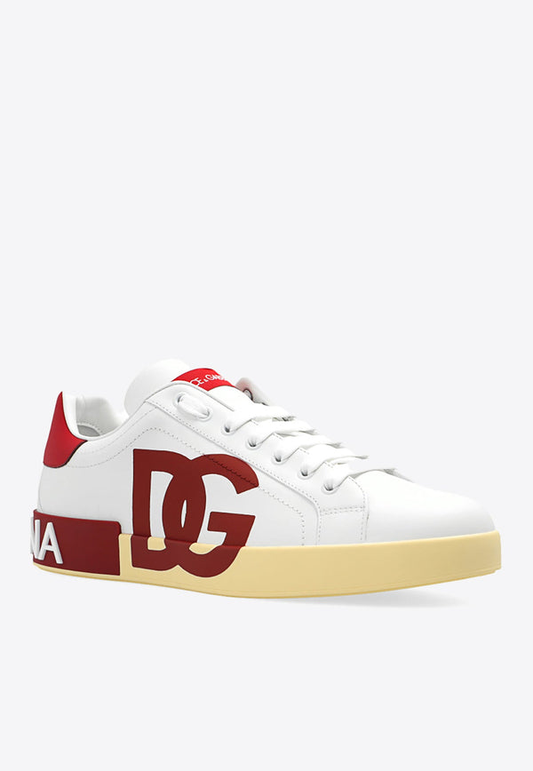 Portofino Nappa Leather Sneakers with DG Logo