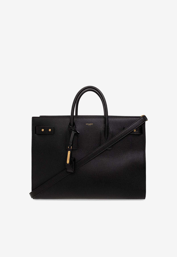 Sac De Jour Top Handle Bag in Leather