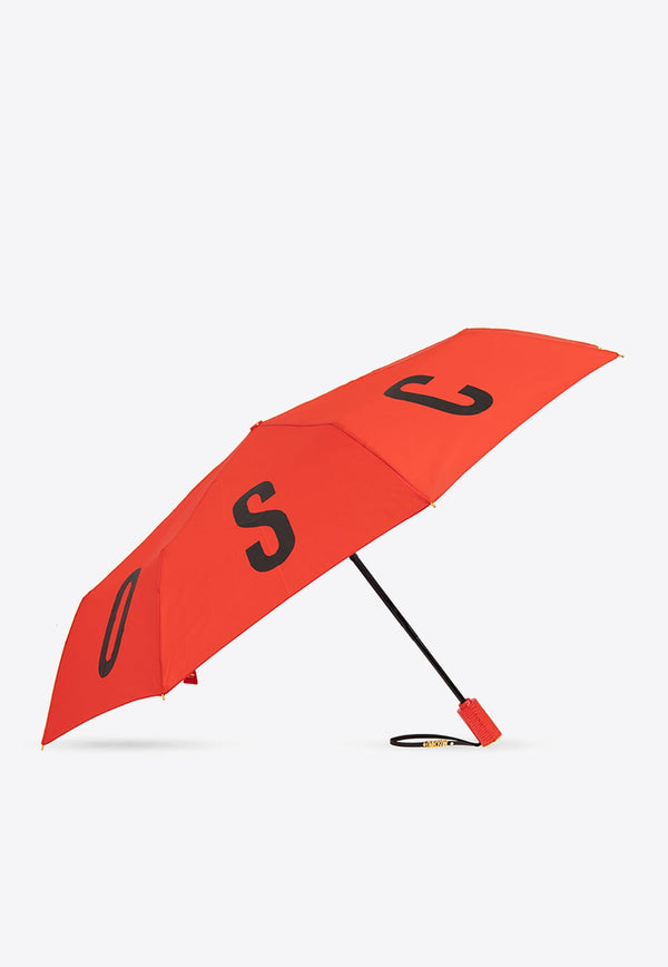 Maxi Logo Lettering Folding Umbrella
