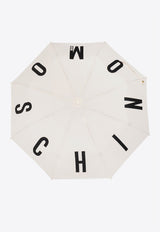 Maxi Logo Lettering Folding Umbrella