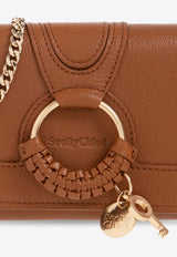 Hana Chain Leather Clutch