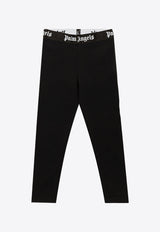 Girls Logo Waistband Leggings