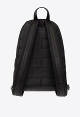 Logo Print Nylon Backpack