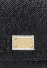 Logo-Plate Leather Wallet