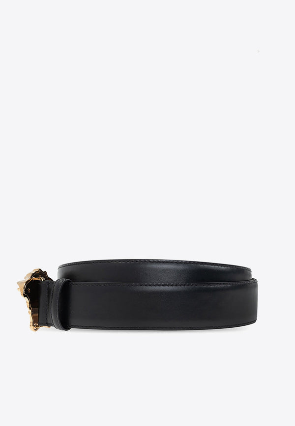 Medusa Head Leather Belt