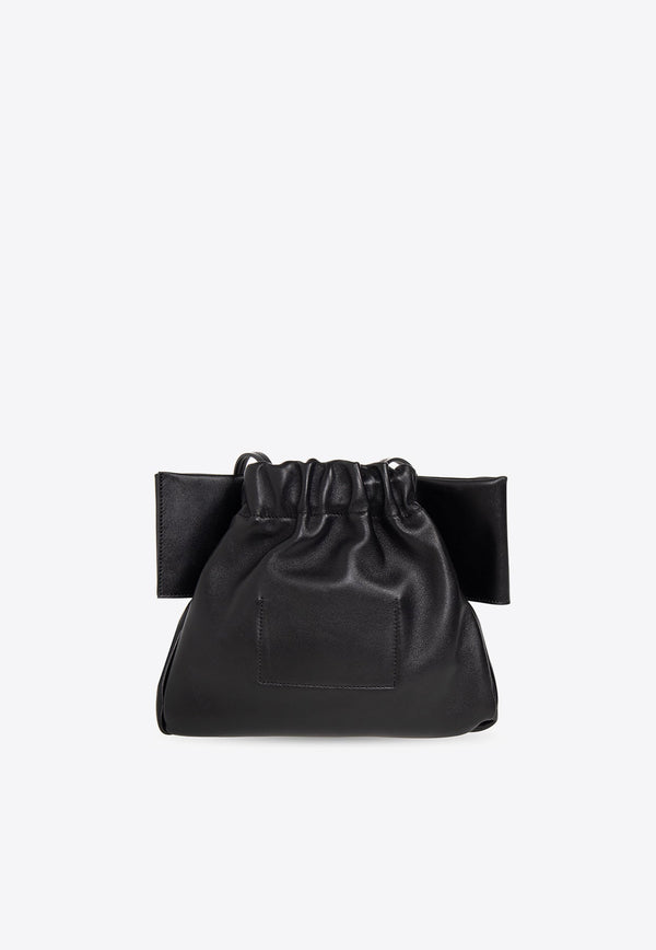 Medium Bow Leather Crossbody Bag