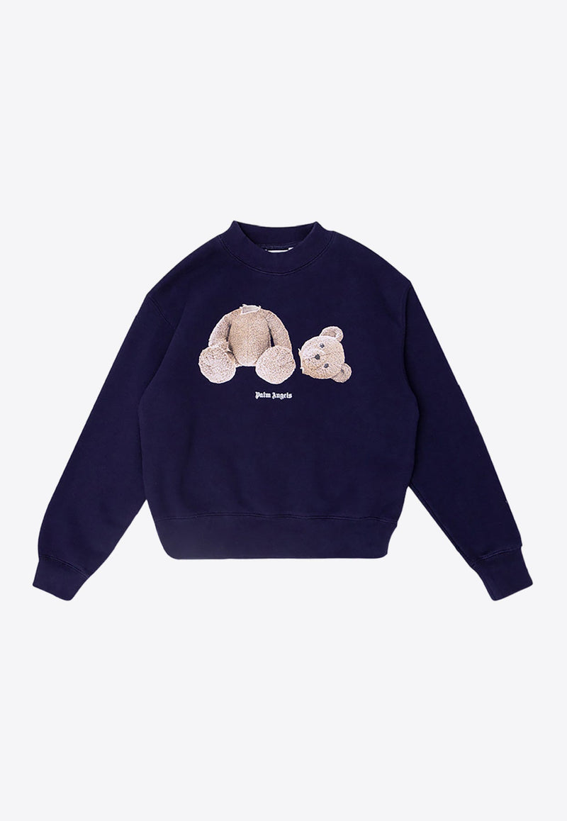 Boys Broken Bear Print Sweatshirt