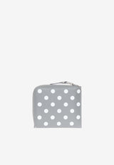 Polka Dot Zip-Around Pouch