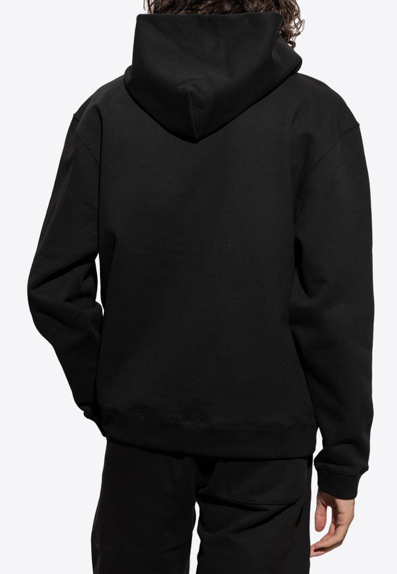 Logo-Patch Hooded Sweatshirt