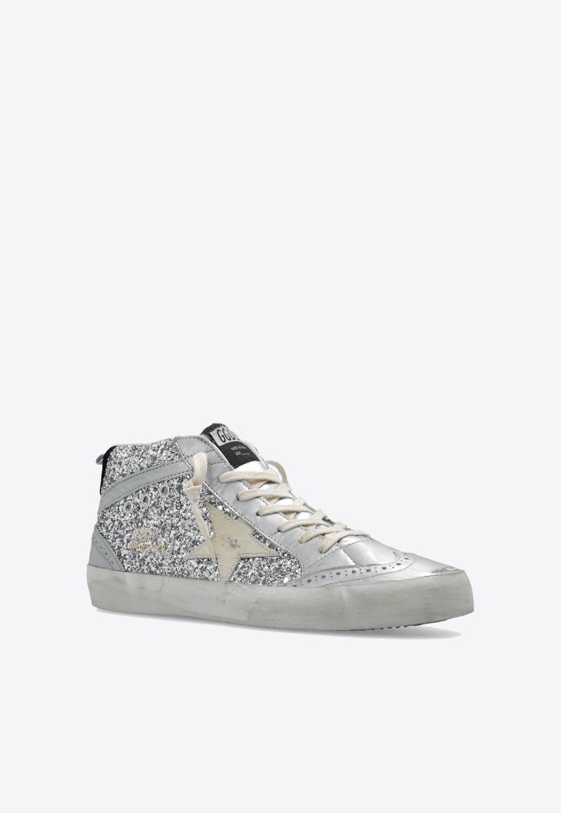 Mid Star Classic Glittered Sneakers