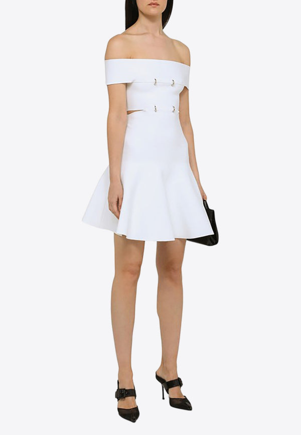 Cut-Out Off-Shoulder Mini Dress
