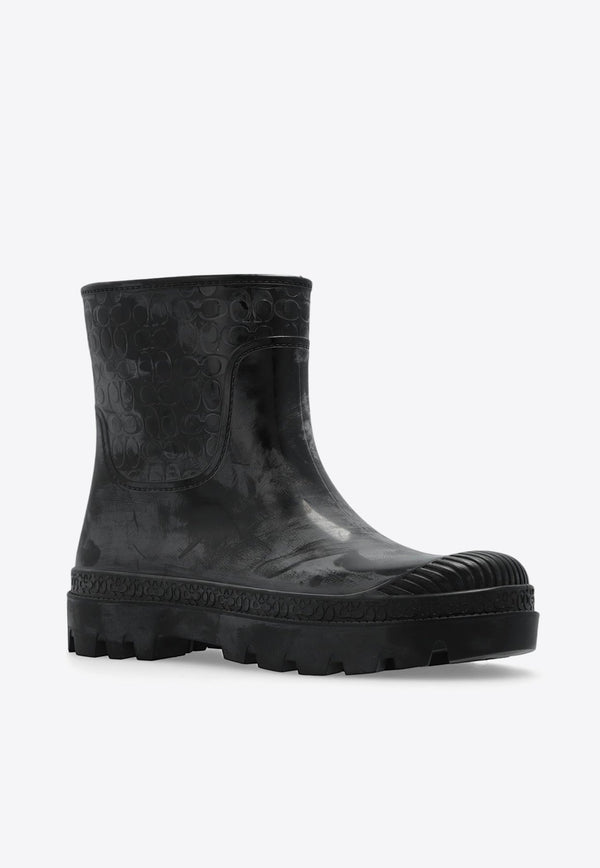 Millie Monogram Rain Boots