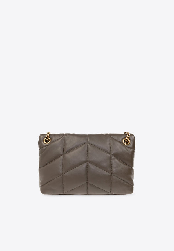 Small Puffer Shoulder Bag in Nappa Leather