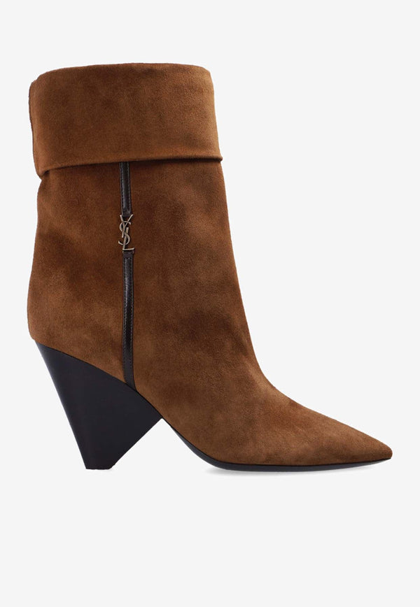 Niki 85 Suede Ankle Boots