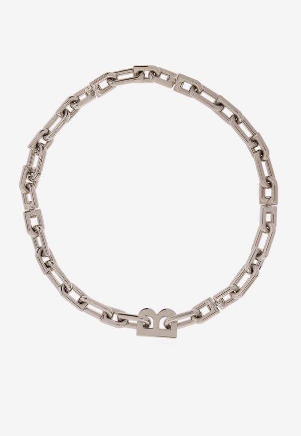 B-Pendant Chain Necklace