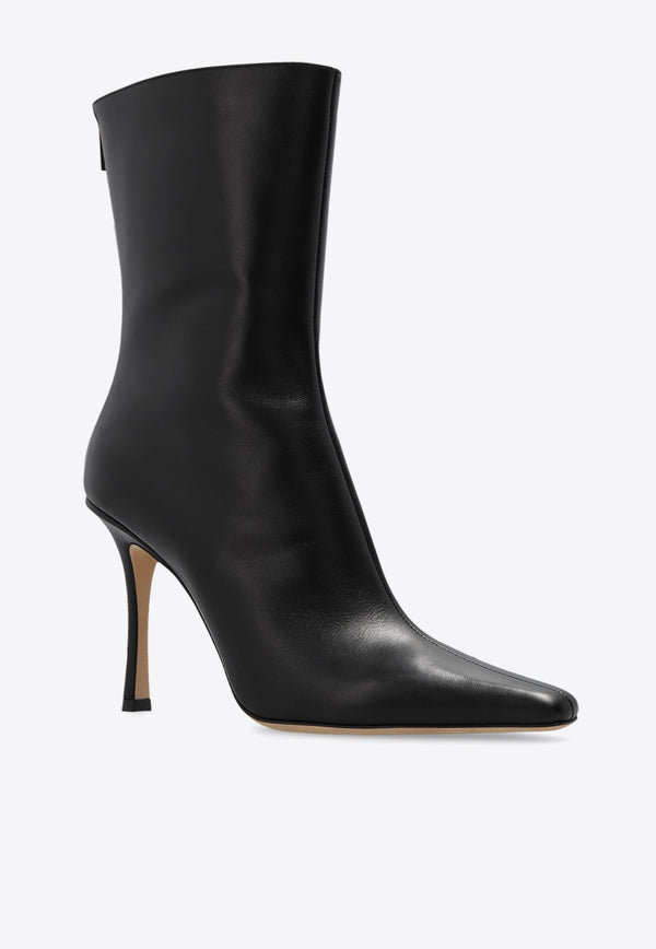Agathe 100 Ankle Boots in Calf Leather