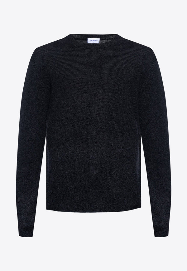 Intarsia Knit Arrows Sweater in Wool Blend
