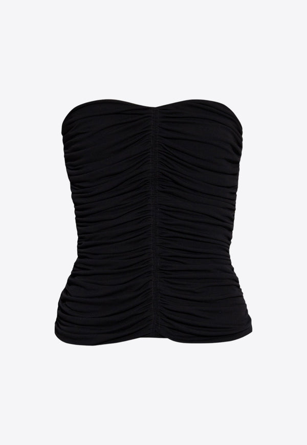 Ruched Strapless Top