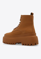 Leather Platform Boots