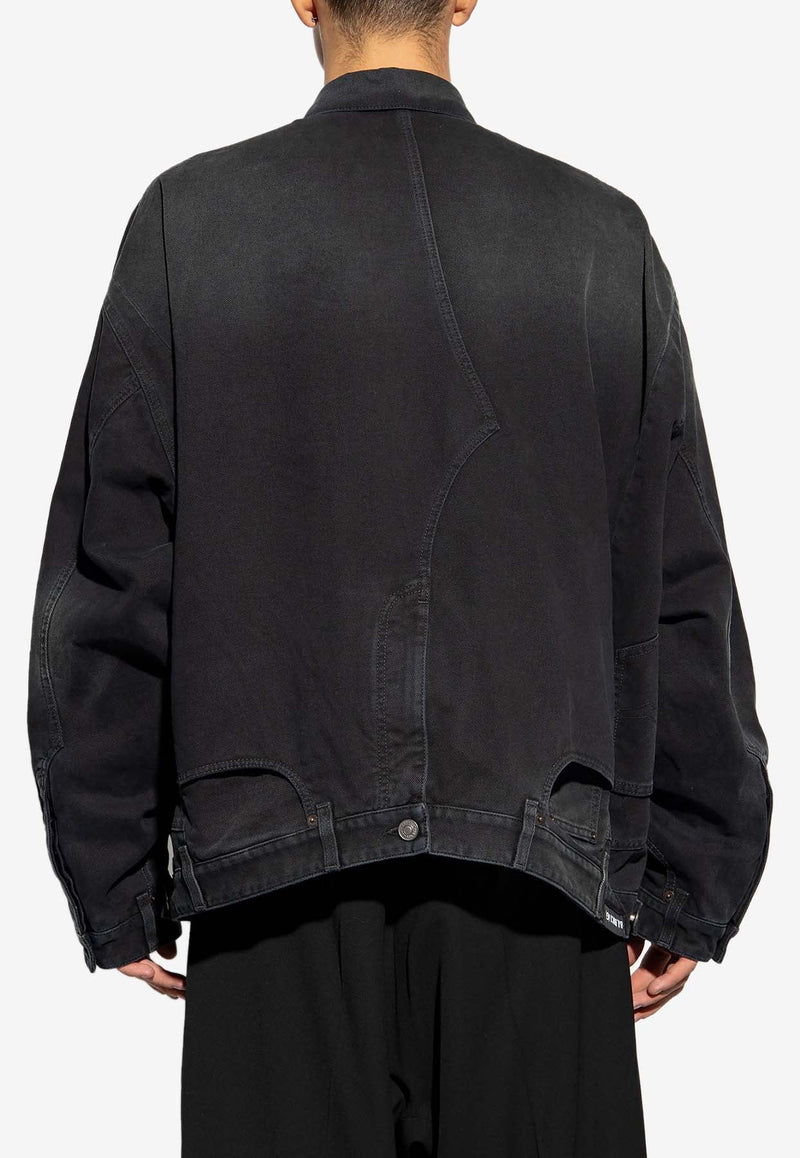Oversized Deconstructed Denim Jacket