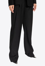 Classic Wide-Leg Wool Pants