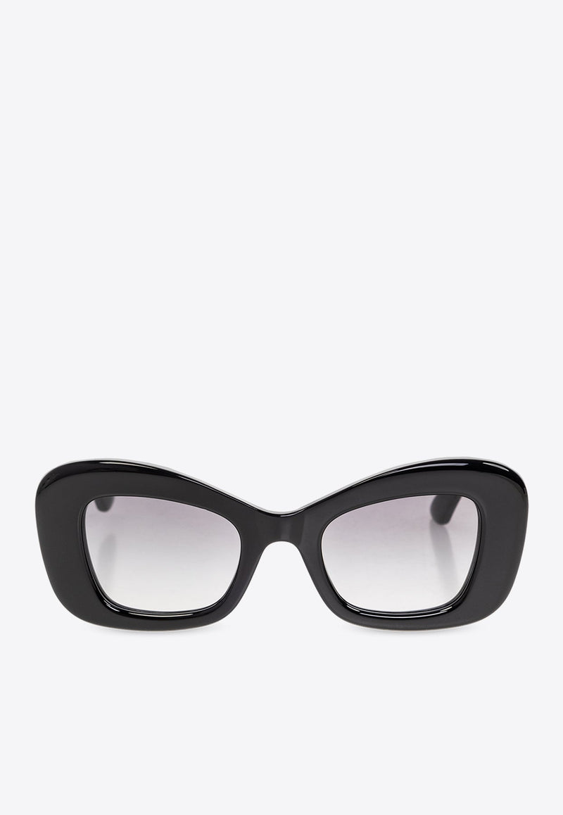 Bold Logo Cat-Eye Sunglasses