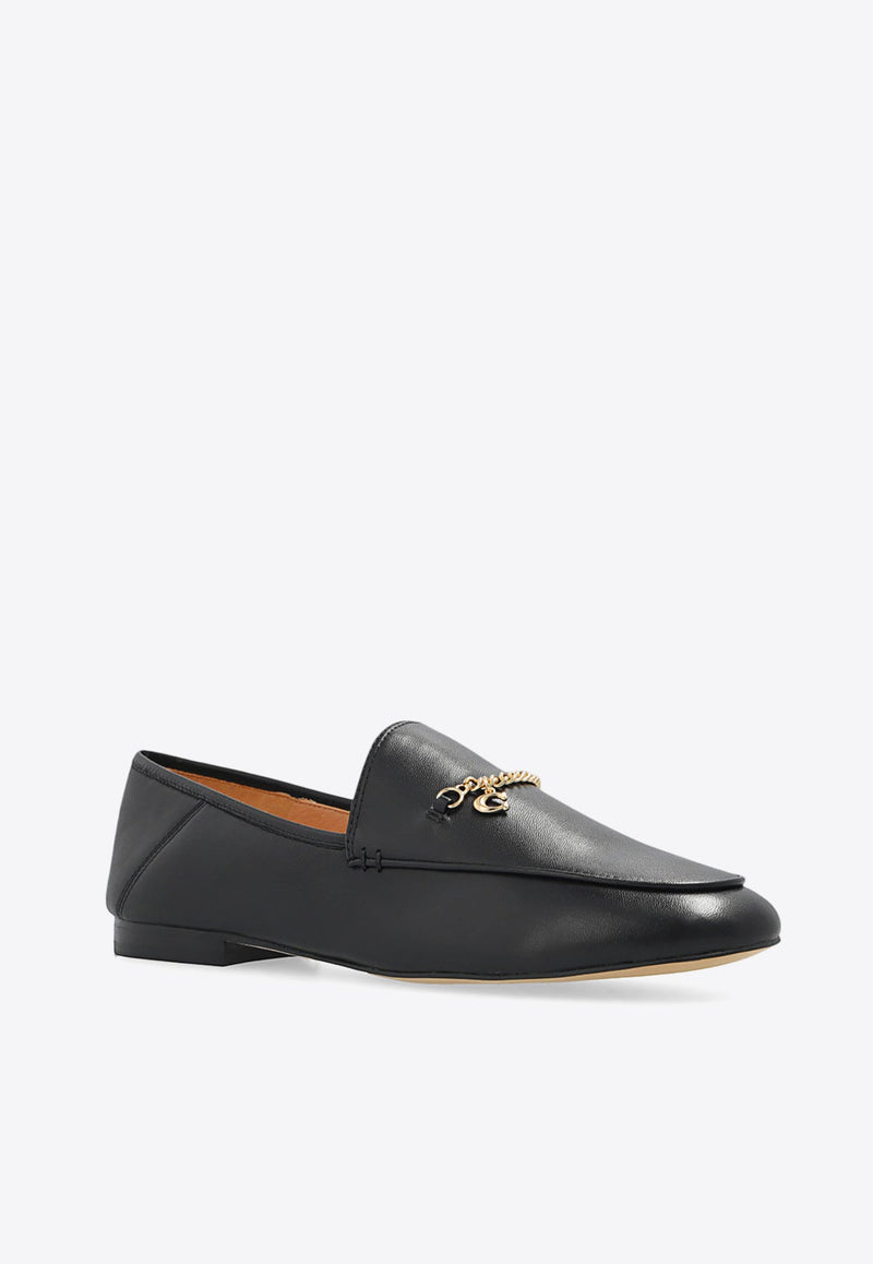 Hanna Leather Chain Loafers