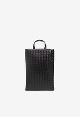 Intrecciato Laptop Top Handle Bag