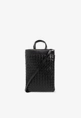 Intrecciato Laptop Top Handle Bag