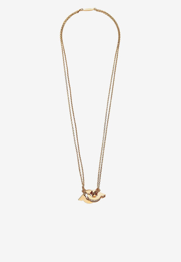 Double-Gancini Chain Necklace