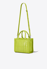 The Small Crinkle Leather Tote Bag