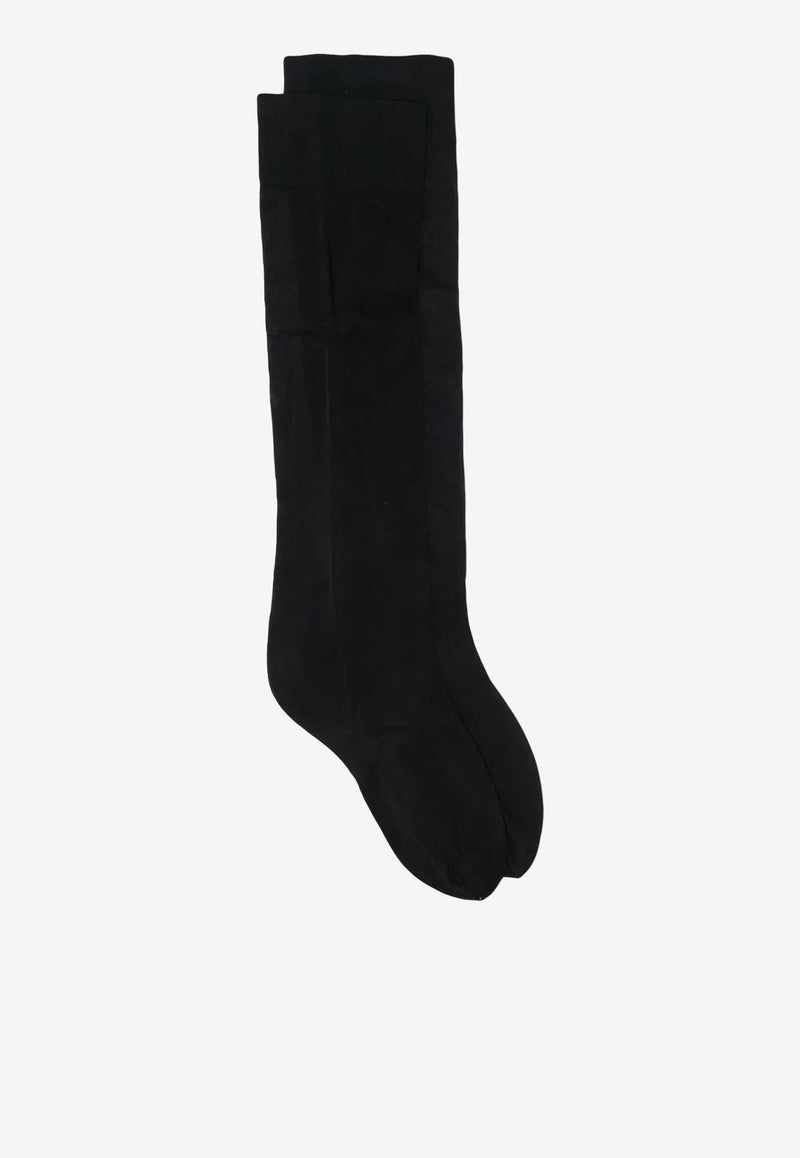 Ribbed Calf-Length Socks