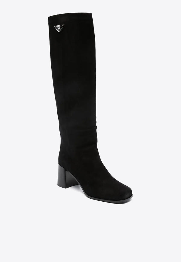50 Suede Knee-Length Boots