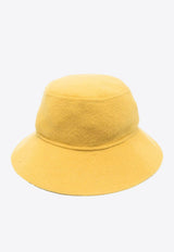 Wide-Brim Wool Bucket Hat