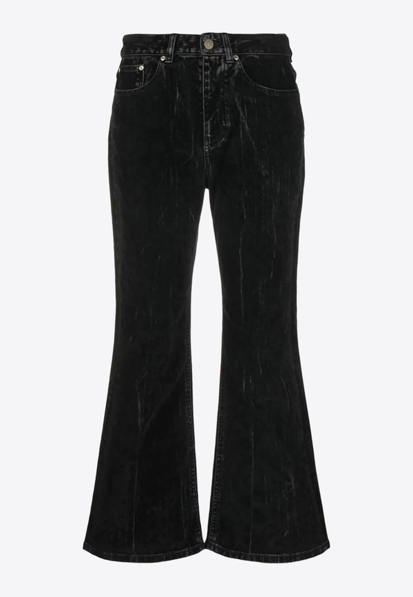 Flared Cropped Jeans