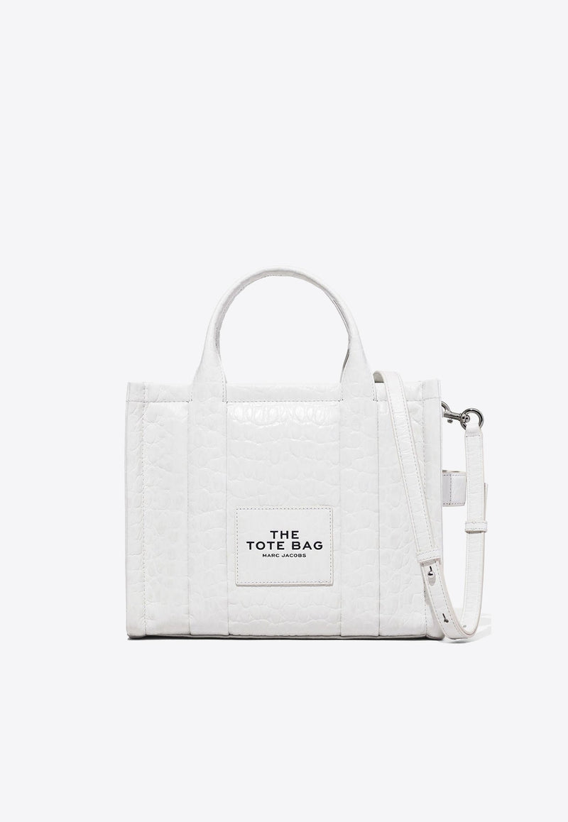 The Medium Croc-Embossed Leather Tote Bag