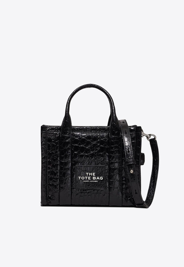 The Small Croc-Embossed Leather Tote Bag