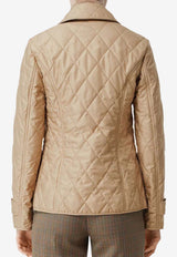 Diamond-Quilted Jacket