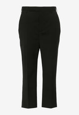 Tapered-Leg Tailored Pants