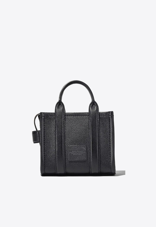 The Logo Grained Leather Tote Bag
